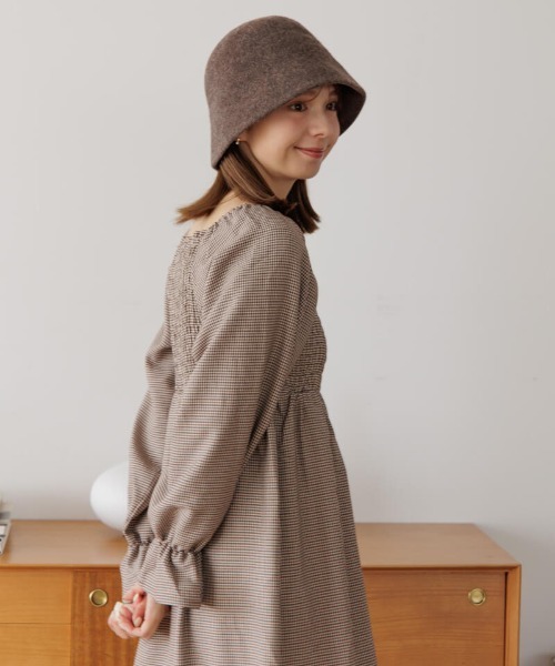 flower（フラワー）の「ウォーミーバケットハット（ハット・レディース・ベージュ/ブラウン/グレー・FREE）」の20枚目の写真