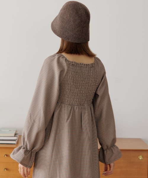 flower（フラワー）の「ウォーミーバケットハット（ハット・レディース・ベージュ/ブラウン/グレー・FREE）」の19枚目の写真