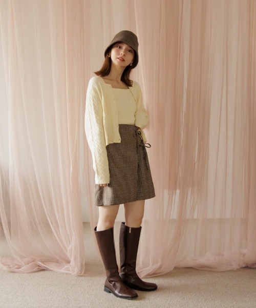 flower（フラワー）の「ウォーミーバケットハット（ハット・レディース・ベージュ/ブラウン/グレー・FREE）」の14枚目の写真