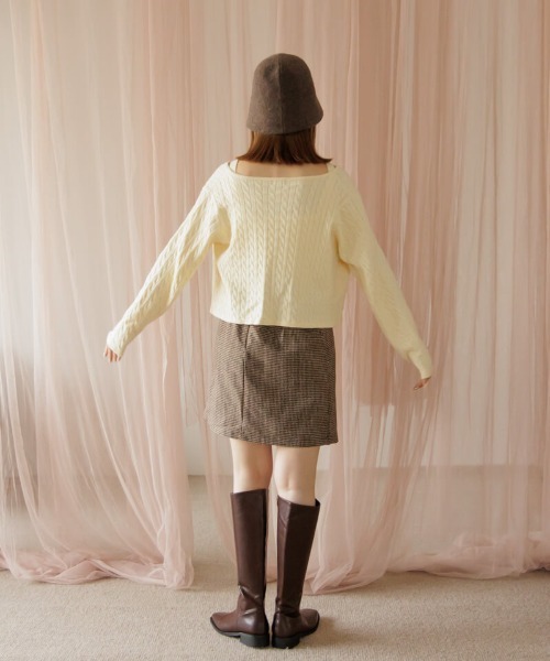 flower（フラワー）の「ウォーミーバケットハット（ハット・レディース・ベージュ/ブラウン/グレー・FREE）」の13枚目の写真