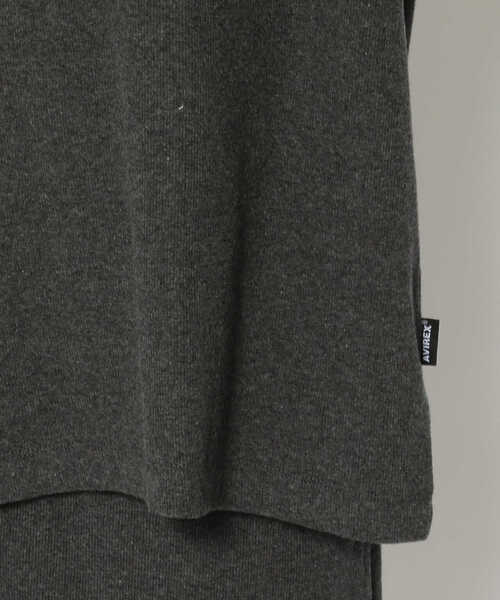 AVIREX(アヴィレックス)の「【DAILY/デイリー】長袖 ルーズフィット Tシャツ / LONG SLEEVE LOOSE FIT T-SHIRT / アヴィレックス / AVIREX(Tシャツ/カットソー・メンズ・グレー/ブラック/ホワイト/チャコール・X-LARGE/MEDIUM/LARGE)」の15枚目の写真