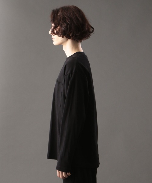 AVIREX(アヴィレックス)の「【DAILY/デイリー】長袖 ルーズフィット Tシャツ / LONG SLEEVE LOOSE FIT T-SHIRT / アヴィレックス / AVIREX(Tシャツ/カットソー・メンズ・グレー/ブラック/ホワイト/チャコール・X-LARGE/MEDIUM/LARGE)」の12枚目の写真
