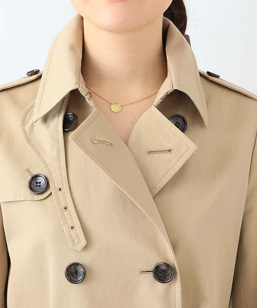 B:MING by BEAMS（ビーミングバイビームス）の「★1 ビーミング by ビームス / トレンチコート（トレンチコート・レディース・ベージュ/ネイビー・MEDIUM/LARGE/SMALL）」の8枚目の写真