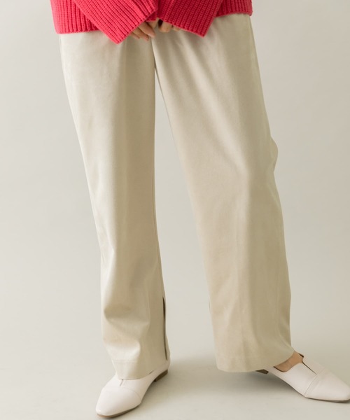 URBAN RESEARCH Sonny Label（アーバンリサーチサニーレーベル）の「スエードイージーパンツ（その他パンツ・レディース・チャコールグレー/ブラウン/アイボリー・FREE）」の22枚目の写真