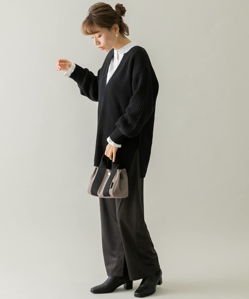 URBAN RESEARCH Sonny Label（アーバンリサーチサニーレーベル）の「スエードイージーパンツ（その他パンツ・レディース・チャコールグレー/ブラウン/アイボリー・FREE）」の9枚目の写真