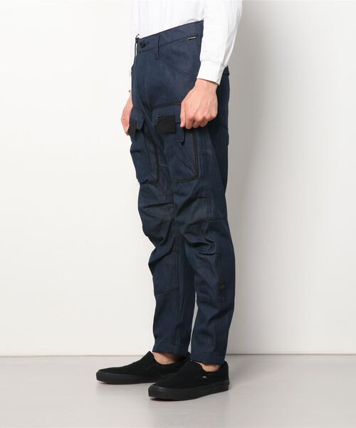 G-STAR（ジースター）の「3D PM STRAIGHT TAPERED CARGO/カーゴパンツ/テーパード（カーゴパンツ・メンズ・ダークインディゴブルー・28/30/29/30/30/30/31/30/34/30/32/30/33/30）」の8枚目の写真