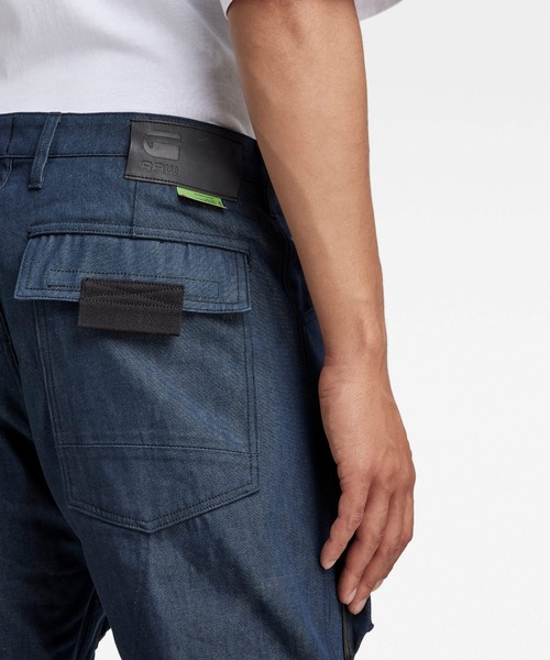G-STAR（ジースター）の「3D PM STRAIGHT TAPERED CARGO/カーゴパンツ/テーパード（カーゴパンツ・メンズ・ダークインディゴブルー・28/30/29/30/30/30/31/30/34/30/32/30/33/30）」の3枚目の写真