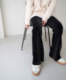 CANAL JEAN | via j(ヴィアジェイ) コールベロアフレアレギンス(レギンス/スパッツ)