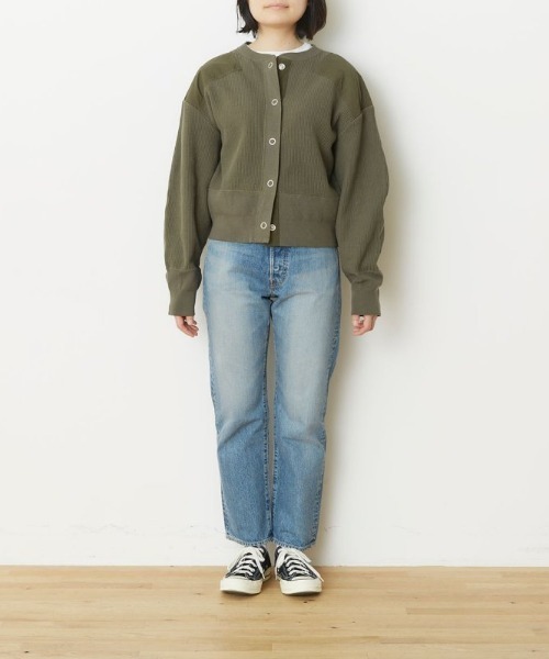 THE SHINZONE（ザ　シンゾーン）の「Shinzone MILITARY CAPELIN 22SMSCU10（カーディガン/ボレロ・レディース・ブラック/ベージュ/カーキ・FREE）」の12枚目の写真