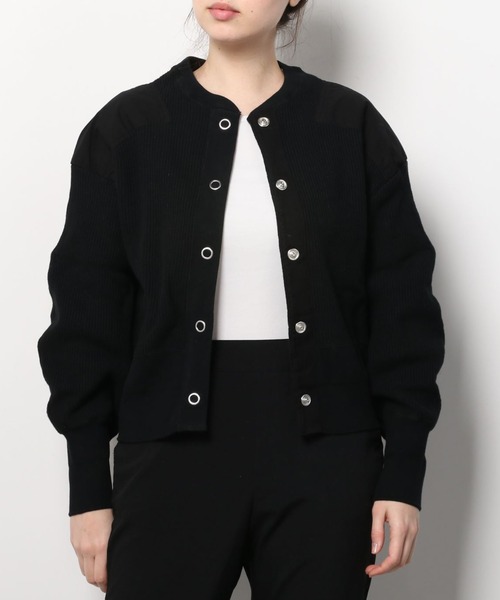 THE SHINZONE（ザ　シンゾーン）の「Shinzone MILITARY CAPELIN 22SMSCU10（カーディガン/ボレロ・レディース・ブラック/ベージュ/カーキ・FREE）」の13枚目の写真