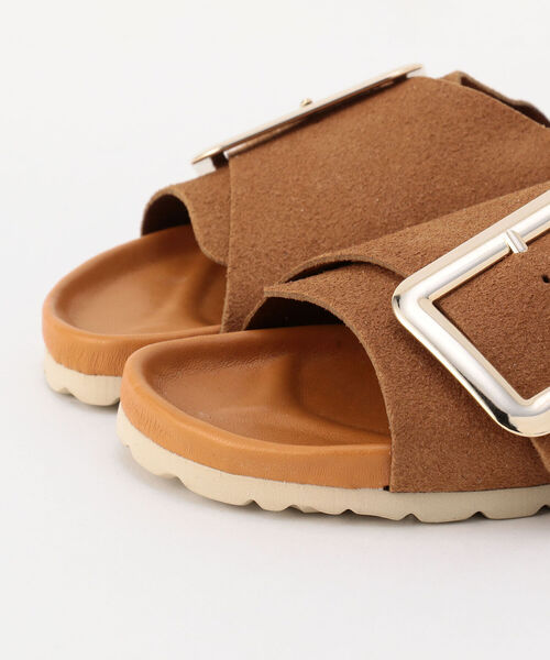 PLAKTON（プラクトン）の「【PLAKTON/ プラクトン】ビッグバックルサンダル（サンダル・レディース・オフホワイト/ブラック/キャメル・37/36/38）」の8枚目の写真