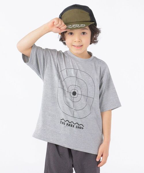 THE PARK SHOP(ザパークショップ)の「THE PARK SHOP:WATER PLAY TEE(105~145cm)(Tシャツ/カットソー・キッズ・ネイビー/グレー・105/115/125/135/S/145)」の3枚目の写真