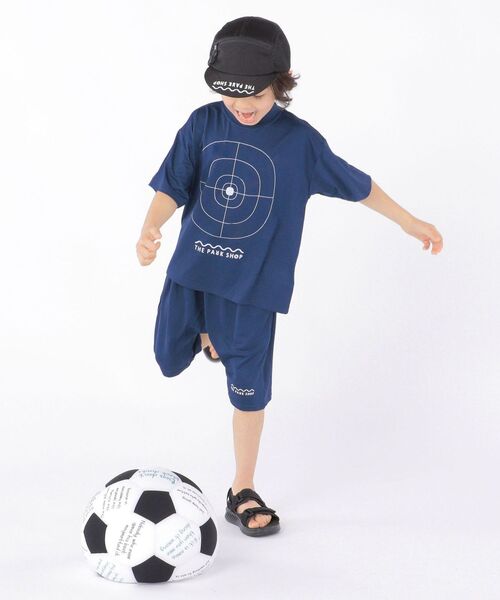 THE PARK SHOP(ザパークショップ)の「THE PARK SHOP:WATER PLAY TEE(105~145cm)(Tシャツ/カットソー・キッズ・ネイビー/グレー・105/115/125/135/S/145)」の8枚目の写真