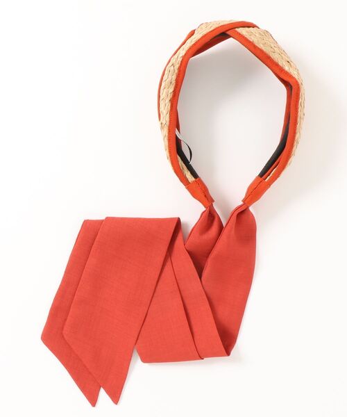 kaorinomori（カオリノモリ）の「カオリノモリ　カランカチューシャ（カチューシャ・レディース・ブラック/オレンジ・FREE）」の12枚目の写真