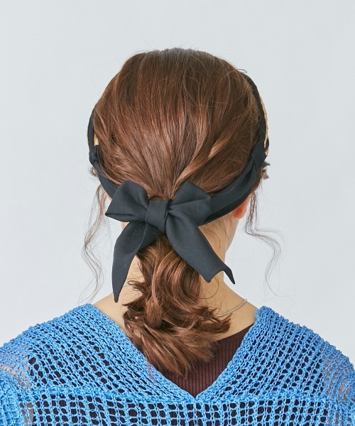 kaorinomori（カオリノモリ）の「カオリノモリ　カランカチューシャ（カチューシャ・レディース・ブラック/オレンジ・FREE）」の6枚目の写真