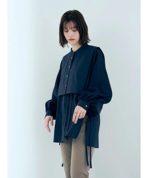 YECCA VECCA（イェッカヴェッカ）の「P.マルチwayレイヤードシャツ　＊◆（シャツ/ブラウス・レディース・ライトベージュ/ネイビー/ラベンダー・FREE）」の12枚目の写真