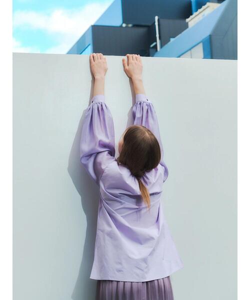 YECCA VECCA（イェッカヴェッカ）の「P.マルチwayレイヤードシャツ　＊◆（シャツ/ブラウス・レディース・ライトベージュ/ネイビー/ラベンダー・FREE）」の21枚目の写真