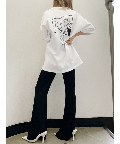 GYDA(ジェイダ)の「GYDA×DC ポケット PAINTER BIG Tシャツ(Tシャツ/カットソー・レディース・ブラック/オフホワイト/ライトイエロー・FREE)」の21枚目の写真
