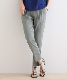 INDIVI | ◆【褒められパンツ/洗える】タックテーパードパンツ(その他パンツ)