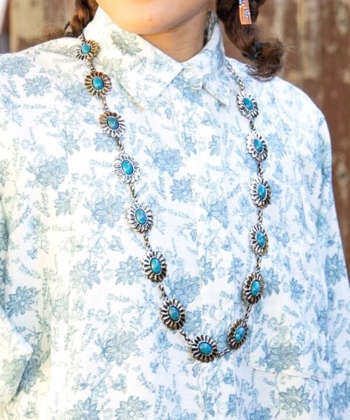 チャイハネ（チャイハネ）の「【チャイハネ】コンチョ連ネックレス（ネックレス・レディース・その他・FREE）」の3枚目の写真