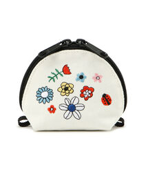 BOHEMIANS | BOHEMIANS/ボヘミアンズ CANDY FLOWER EMB DOME CASE キャンディフラワーエンブロイダリードームケース(ポーチ)
