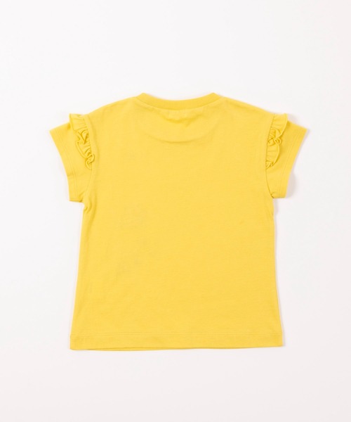 KP（ケーピー）の「ロゴラメプリントと花束刺しゅうの半袖Tシャツ(110-130cm)（Tシャツ/カットソー・キッズ・オフホワイト/イエロー・110cm/120cm/130cm）」の4枚目の写真