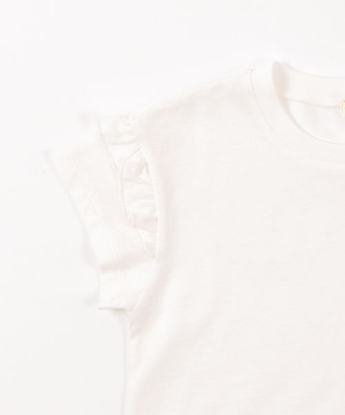 KP（ケーピー）の「ロゴラメプリントと花束刺しゅうの半袖Tシャツ(110-130cm)（Tシャツ/カットソー・キッズ・オフホワイト/イエロー・110cm/120cm/130cm）」の5枚目の写真