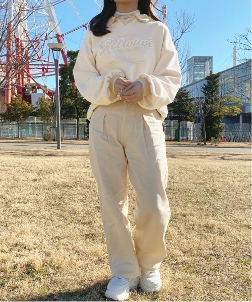apres jour(アプレジュール)の「配色ポロスウェット【ZOZOTOWN限定アイテム】(スウェット・レディース・ライトピンク/アイボリー/ナチュラル・X-LARGE/フリー)」の7枚目の写真