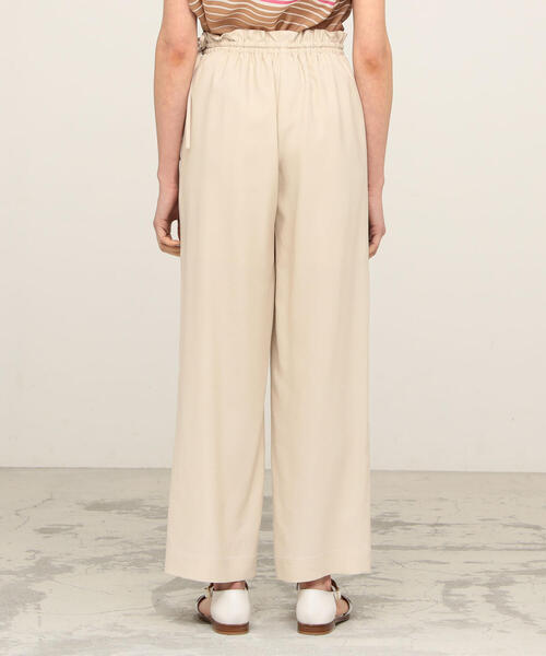 TOMORROWLAND （トゥモローランド）の「セルロースツイル ストレートパンツ（その他パンツ・レディース・チャコールグレー/ベージュ/オレンジ・36/34/32）」の9枚目の写真