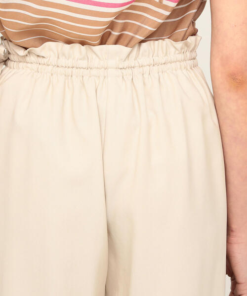 TOMORROWLAND （トゥモローランド）の「セルロースツイル ストレートパンツ（その他パンツ・レディース・チャコールグレー/ベージュ/オレンジ・36/34/32）」の12枚目の写真