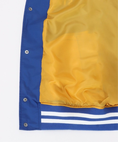 VENCEEXCHANGE（ヴァンスエクスチェンジ）の「VISION STREET WEAR　ビジョンストリートウエア ナイロンカレッジロゴスタジャン　　オーバーサイズ/ビッグシルエット/アメカジ/ストリート/（スタジャン・メンズ・ブラック/グリーン/ブルー/オフホワイト・M/L）」の14枚目の写真