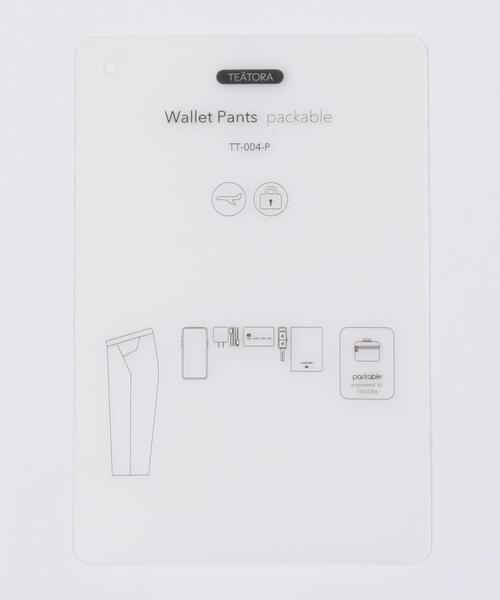TEATORA（テアトラ）の「＜TEATORA（テアトラ）＞ パッカブル ウォレット パンツ■■■（その他パンツ・メンズ・ダークグレー・4/2/3）」の6枚目の写真
