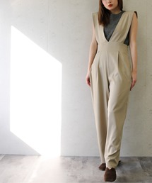 Per sist ence/パーシエンス ツイルゆったりサロペット