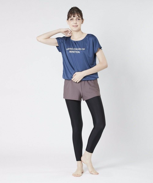 BENETTON (UNITED COLORS OF BENETTON)(ベネトンユナイテッドカラーズオブベネトン)の「【BENETTON:ベネトン】レディースレギンス付き4点セット(レギンス/スパッツ・レディース・ネイビー・XX-LARGE)」の11枚目の写真