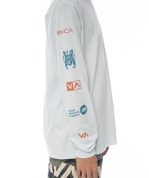 RVCA（ルーカ）の「RVCA メンズ  BRANDED SLUB LS ロングスリーブＴシャツ【2022年春夏モデル】/ルーカ長袖ロンT（Tシャツ/カットソー・メンズ・ホワイト/ブラック/ブルー系その他・SMALL/MEDIUM/LARGE/X-LARGE）」の14枚目の写真
