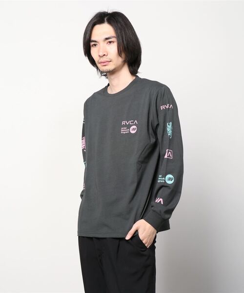 RVCA（ルーカ）の「RVCA メンズ  BRANDED SLUB LS ロングスリーブＴシャツ【2022年春夏モデル】/ルーカ長袖ロンT（Tシャツ/カットソー・メンズ・ホワイト/ブラック/ブルー系その他・SMALL/MEDIUM/LARGE/X-LARGE）」の19枚目の写真