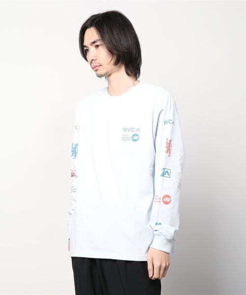 RVCA（ルーカ）の「RVCA メンズ  BRANDED SLUB LS ロングスリーブＴシャツ【2022年春夏モデル】/ルーカ長袖ロンT（Tシャツ/カットソー・メンズ・ホワイト/ブラック/ブルー系その他・SMALL/MEDIUM/LARGE/X-LARGE）」の20枚目の写真