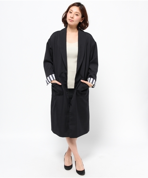 CIAOPANIC（チャオパニック）の「【Ciaopanic】ガウンコート（その他アウター・レディース・ベージュ/グレー/ネイビー・FREE）」の7枚目の写真