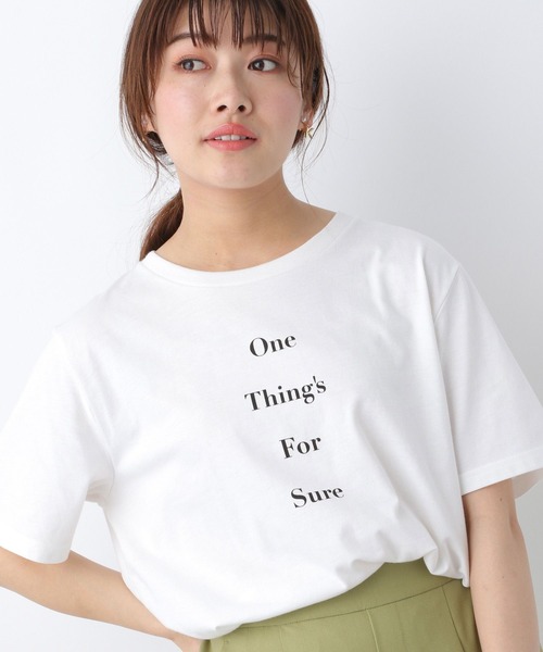 GLOBAL WORK(グローバルワーク)の「アソートプリントT半袖/266996(Tシャツ/カットソー・レディース・チャコールグレー/オフホワイト/ホワイト系その他/ベージュ/ホワイト系その他3/ホワイト/ホワイト系その他2/ダークグレー/ライトイエロー/その他3/オレンジ/ブルー/オレンジ系その他6/その他2・MEDIUM/LARGE)」の4枚目の写真