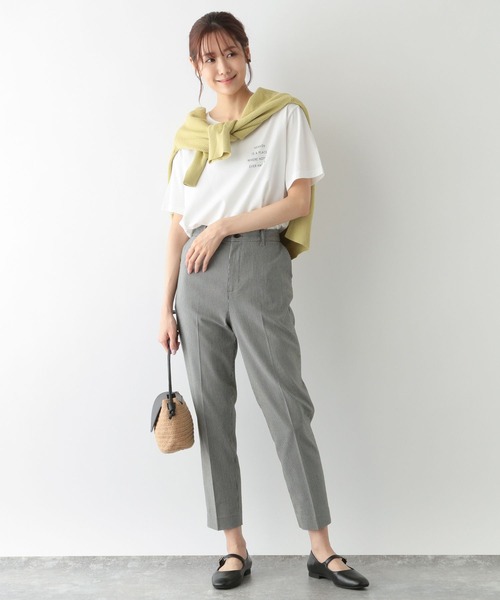 GLOBAL WORK(グローバルワーク)の「アソートプリントT半袖/266996(Tシャツ/カットソー・レディース・チャコールグレー/オフホワイト/ホワイト系その他/ベージュ/ホワイト系その他3/ホワイト/ホワイト系その他2/ダークグレー/ライトイエロー/その他3/オレンジ/ブルー/オレンジ系その他6/その他2・MEDIUM/LARGE)」の22枚目の写真