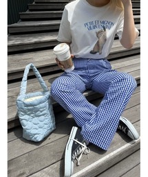 WC | ギンガムチェックパンツ(スラックス)