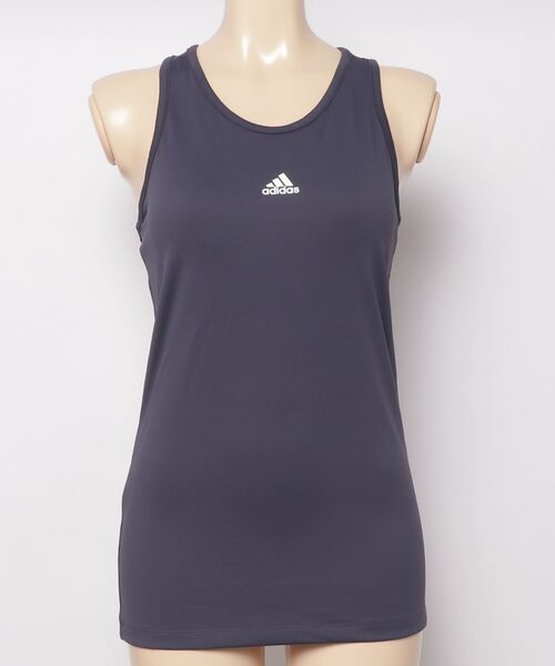 adidas(アディダス)の「アディダス adidas シーズナルスポーツウエア レイヤード 半袖Tシャツ(Tシャツ/カットソー・レディース・ライトグリーン/パープル/ブラック・S/M/XL/L)」の6枚目の写真
