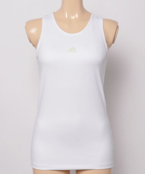adidas(アディダス)の「アディダス adidas シーズナルスポーツウエア レイヤード 半袖Tシャツ(Tシャツ/カットソー・レディース・ライトグリーン/パープル/ブラック・S/M/XL/L)」の9枚目の写真