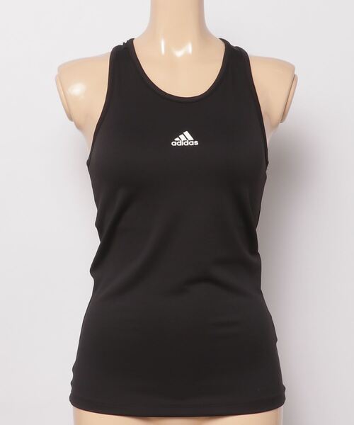 adidas(アディダス)の「アディダス adidas シーズナルスポーツウエア レイヤード 半袖Tシャツ(Tシャツ/カットソー・レディース・ライトグリーン/パープル/ブラック・S/M/XL/L)」の8枚目の写真