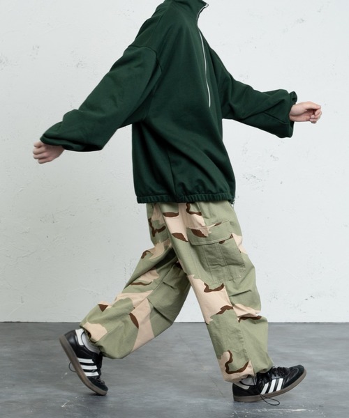 kutir（クティール）の「ラグビー刺繍ジップスウェット（セットアップ着用可！）（スウェット・メンズ・ライトグレー/グリーン/マスタード・MEDIUM/LARGE）」の19枚目の写真