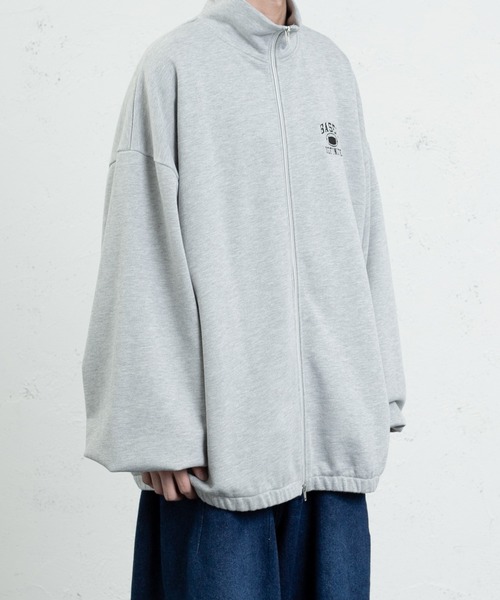 kutir（クティール）の「ラグビー刺繍ジップスウェット（セットアップ着用可！）（スウェット・メンズ・ライトグレー/グリーン/マスタード・MEDIUM/LARGE）」の12枚目の写真