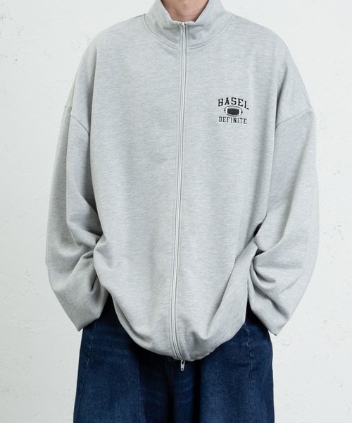 kutir（クティール）の「ラグビー刺繍ジップスウェット（セットアップ着用可！）（スウェット・メンズ・ライトグレー/グリーン/マスタード・MEDIUM/LARGE）」の11枚目の写真