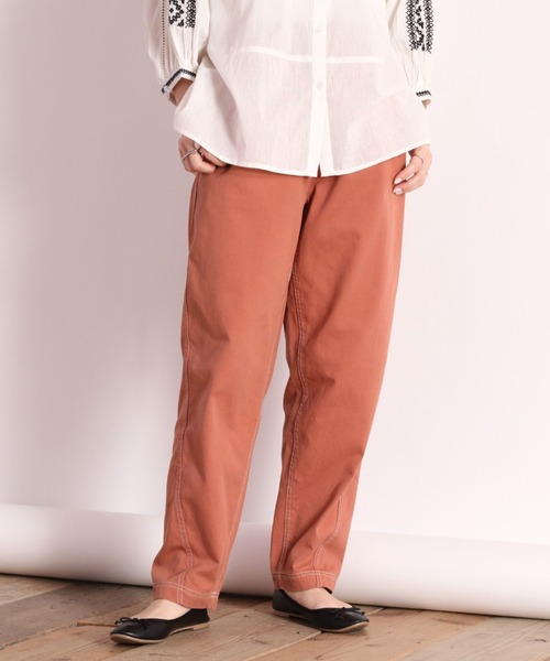 cepo(セポ)の「ステッチカーブテーパードパンツ(その他パンツ・レディース・ピンク/チャコール・S/M)」の17枚目の写真