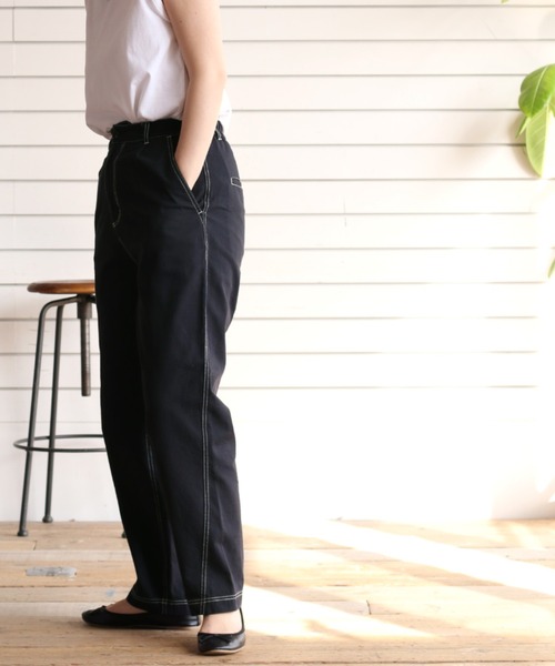 cepo(セポ)の「ステッチカーブテーパードパンツ(その他パンツ・レディース・ピンク/チャコール・S/M)」の19枚目の写真