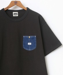 Lee | Lee/リー DENIM POCKET TEE/ピスネーム ワンポイント刺繍 デニム ポケット 半袖Tシャツ(Tシャツ/カットソー)